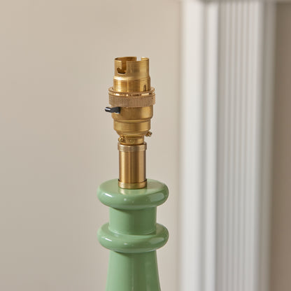 Myrtle Table Lamp Base Cotswold Green – Green