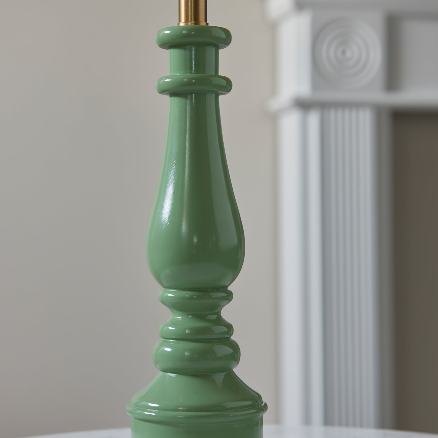 Myrtle Table Lamp Base Cotswold Green – Green