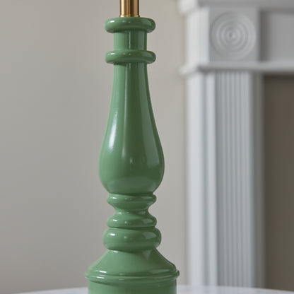 Myrtle Table Lamp Base Cotswold Green – Green