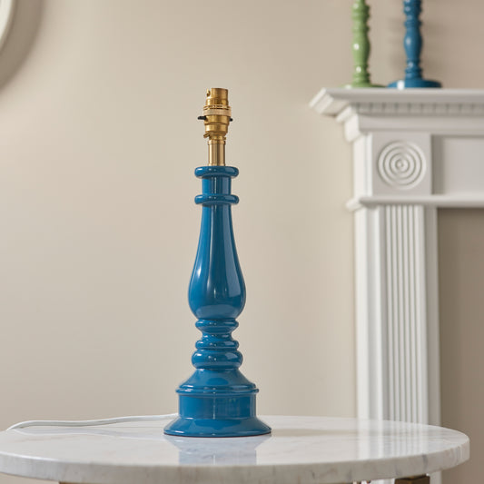 Myrtle Table Lamp Base Marlin Blue – Blue