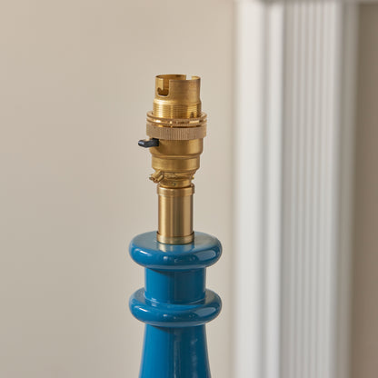 Myrtle Table Lamp Base Marlin Blue – Blue