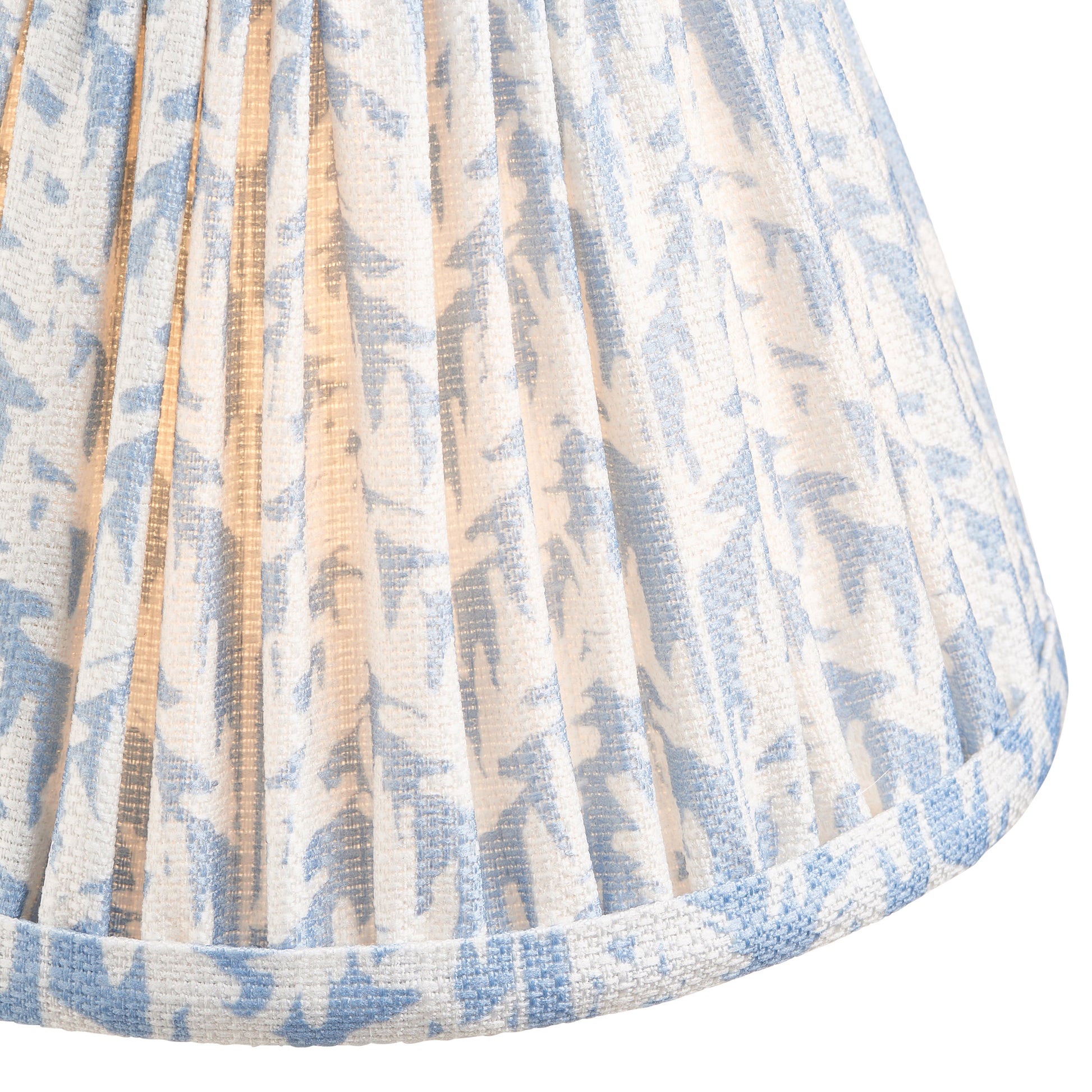 Leaf Shade Shell Bay Blue Fabric 122x85x160mm – Blue
