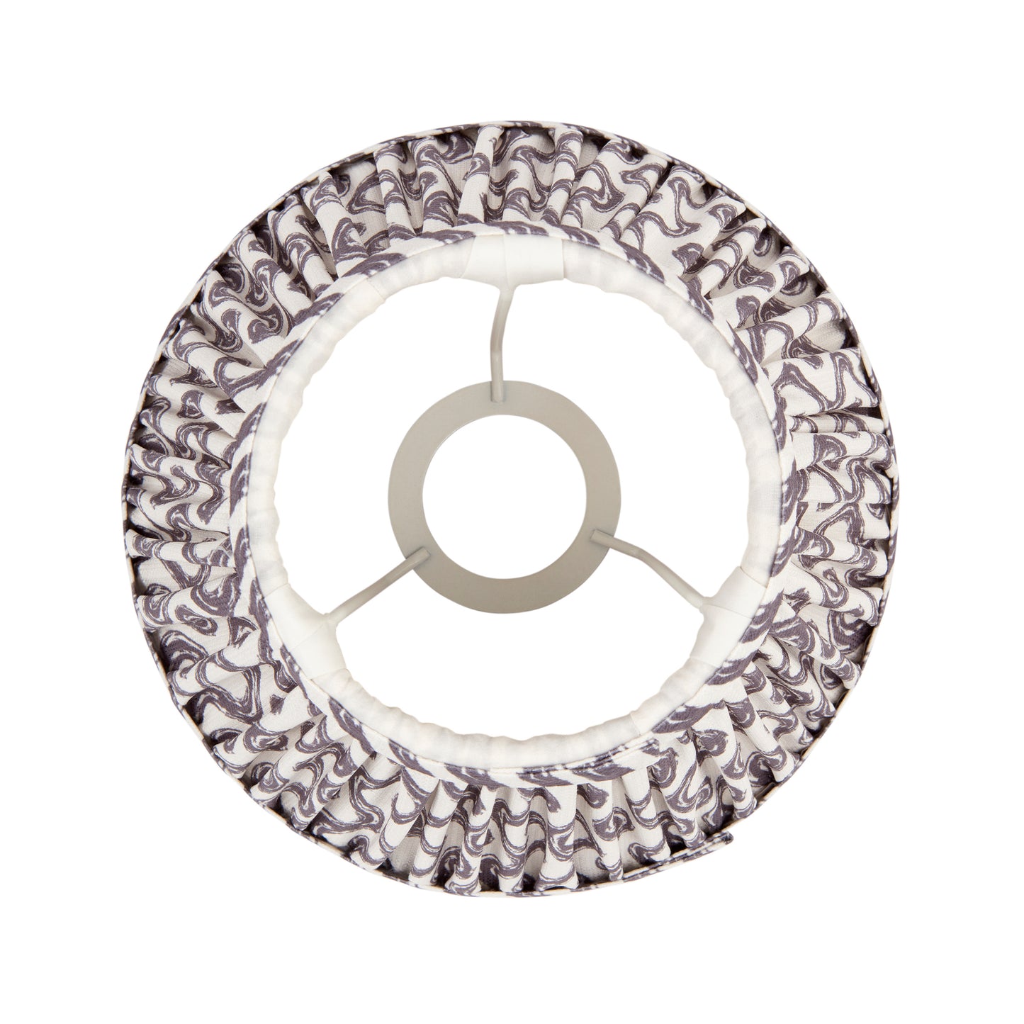 Ripple Shade Pearl Grey 145x118x200mm – Grey
