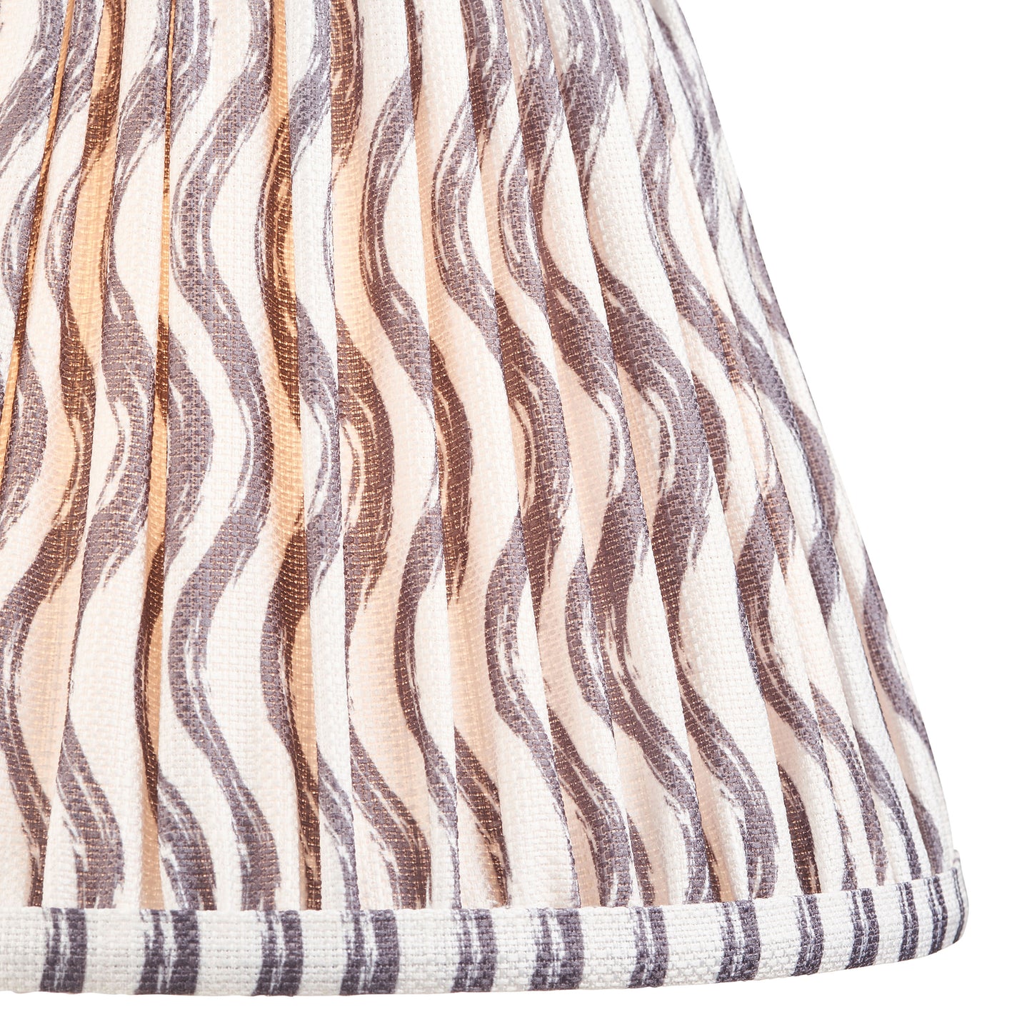 Ripple Shade Pearl Grey 185x125x250mm – Grey