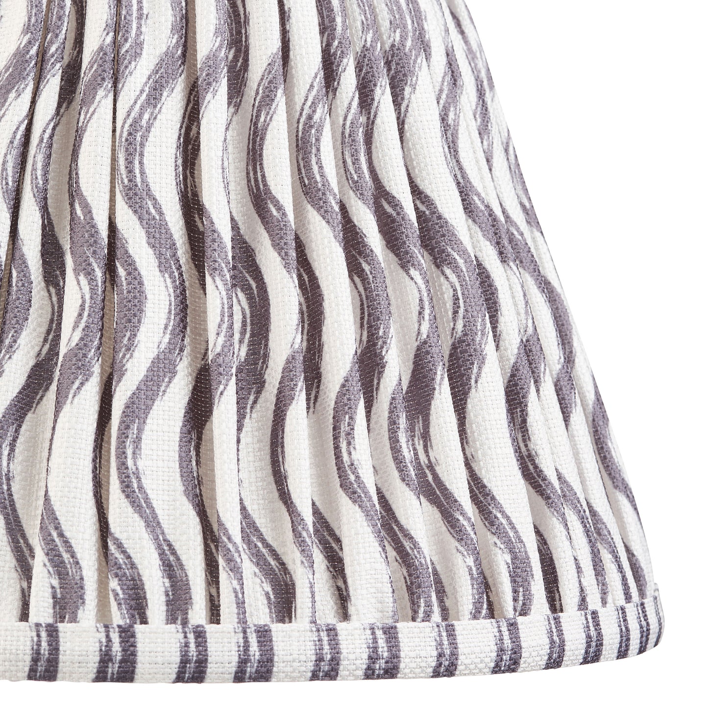 Ripple Shade Pearl Grey 185x125x250mm – Grey