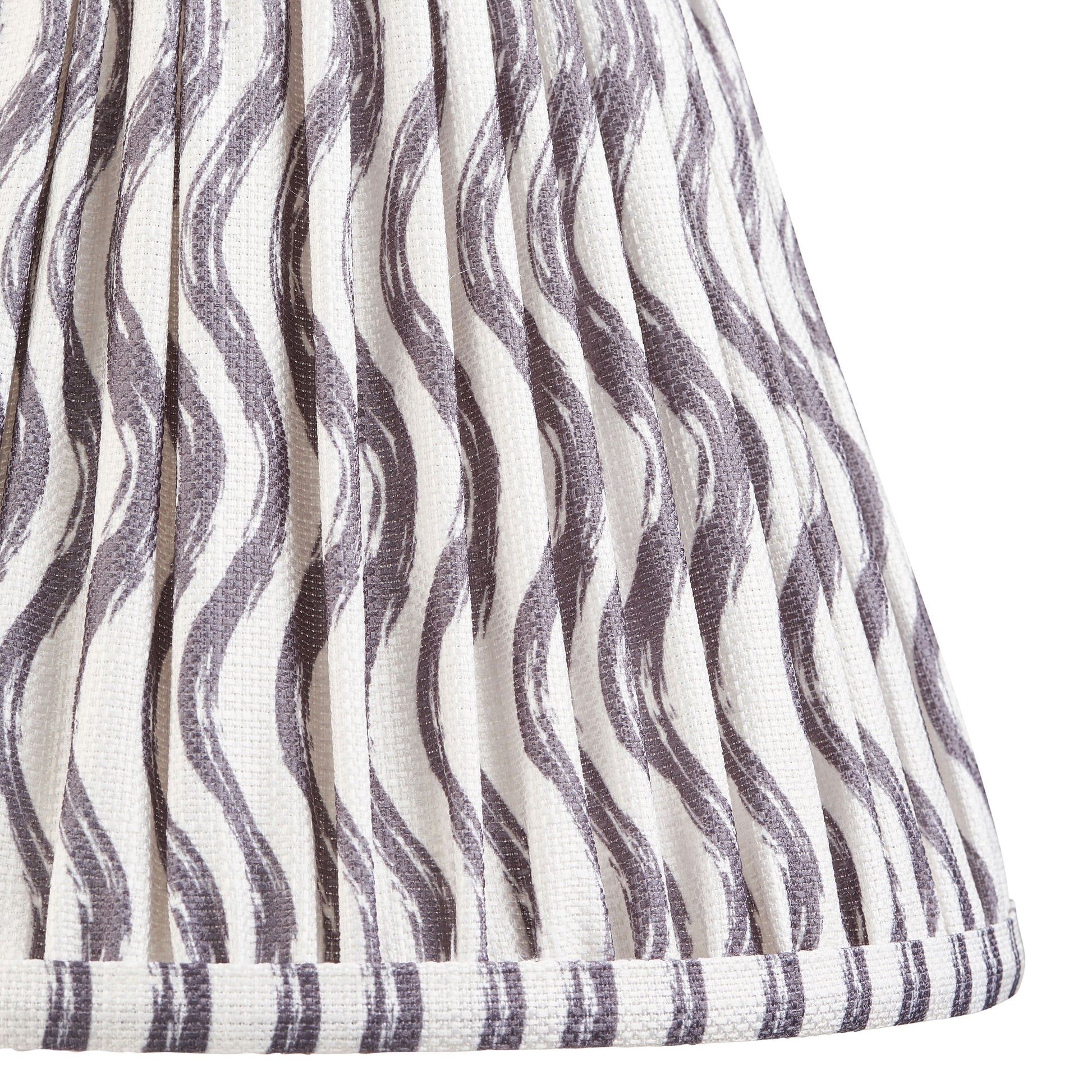 Ripple Shade Pearl Grey 185x125x250mm – Grey