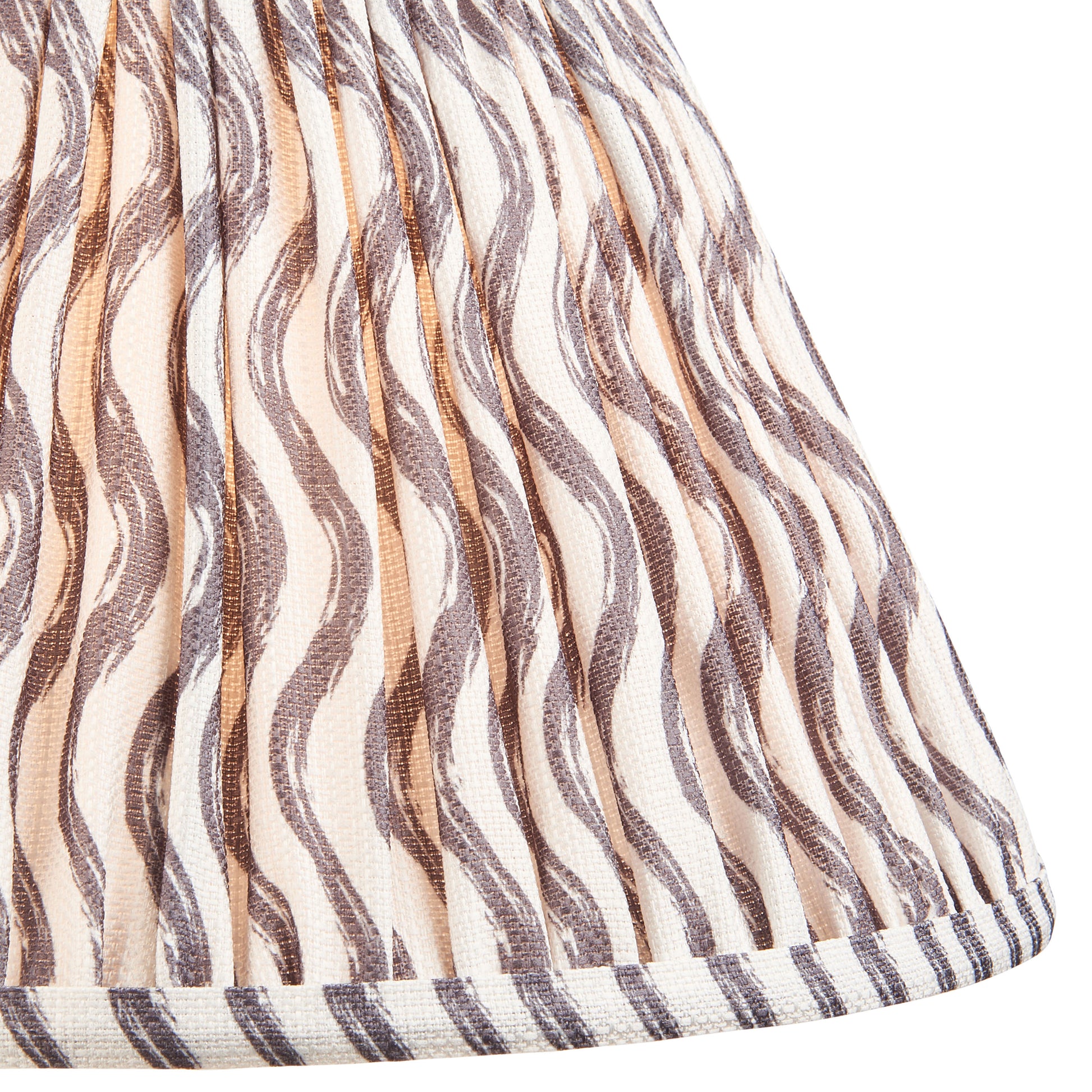 Ripple Shade Pearl Grey 180x140x300mm – Grey