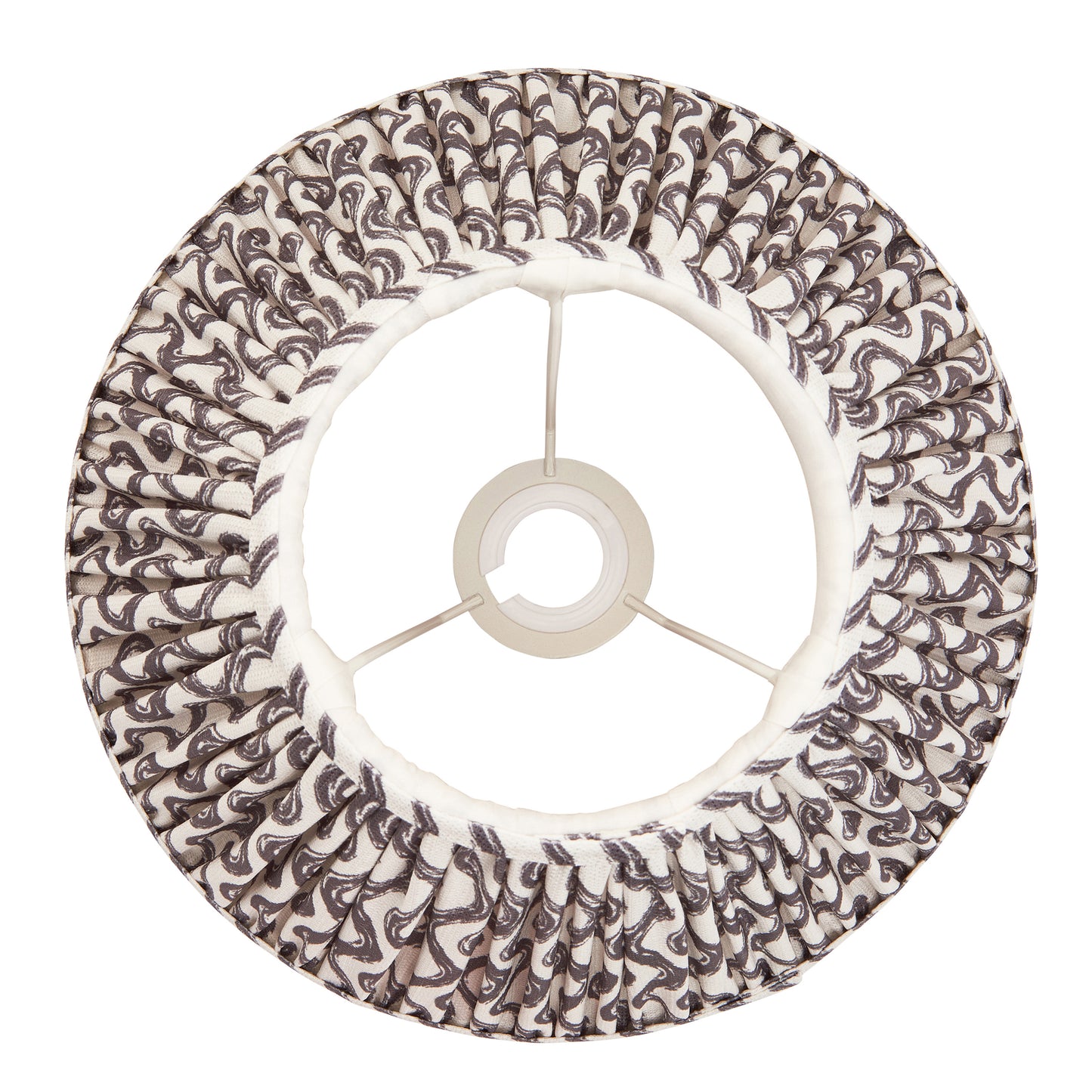 Ripple Shade Pearl Grey 180x140x300mm – Grey