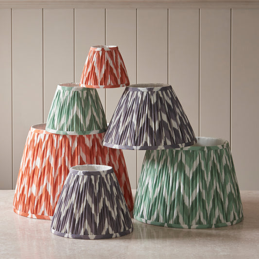 Zigzag Shade Cotswold Green Fabric 240x250x350mm – Green
