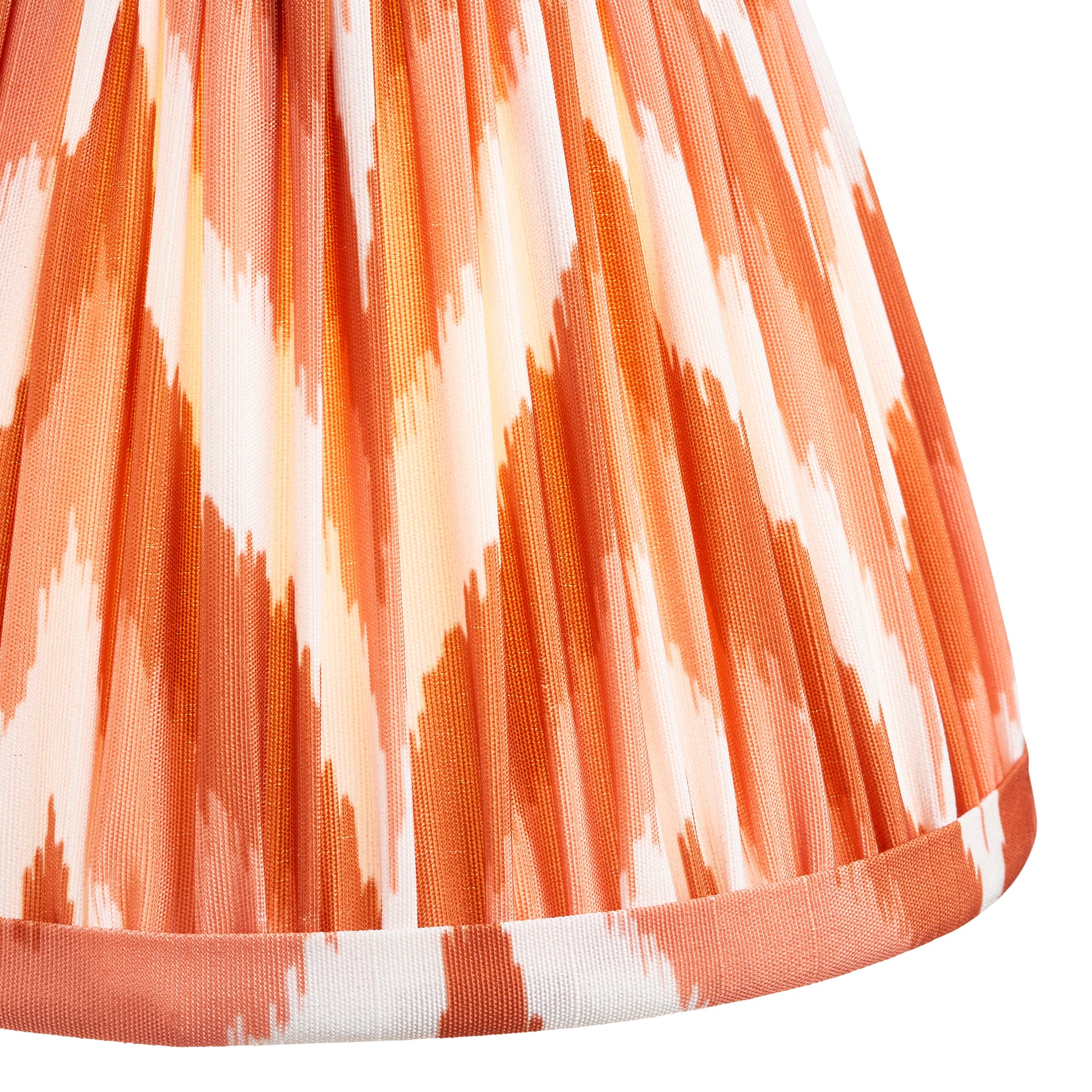 Zigzag Shade Apricot Orange Fabric 122x85x160mm – Orange