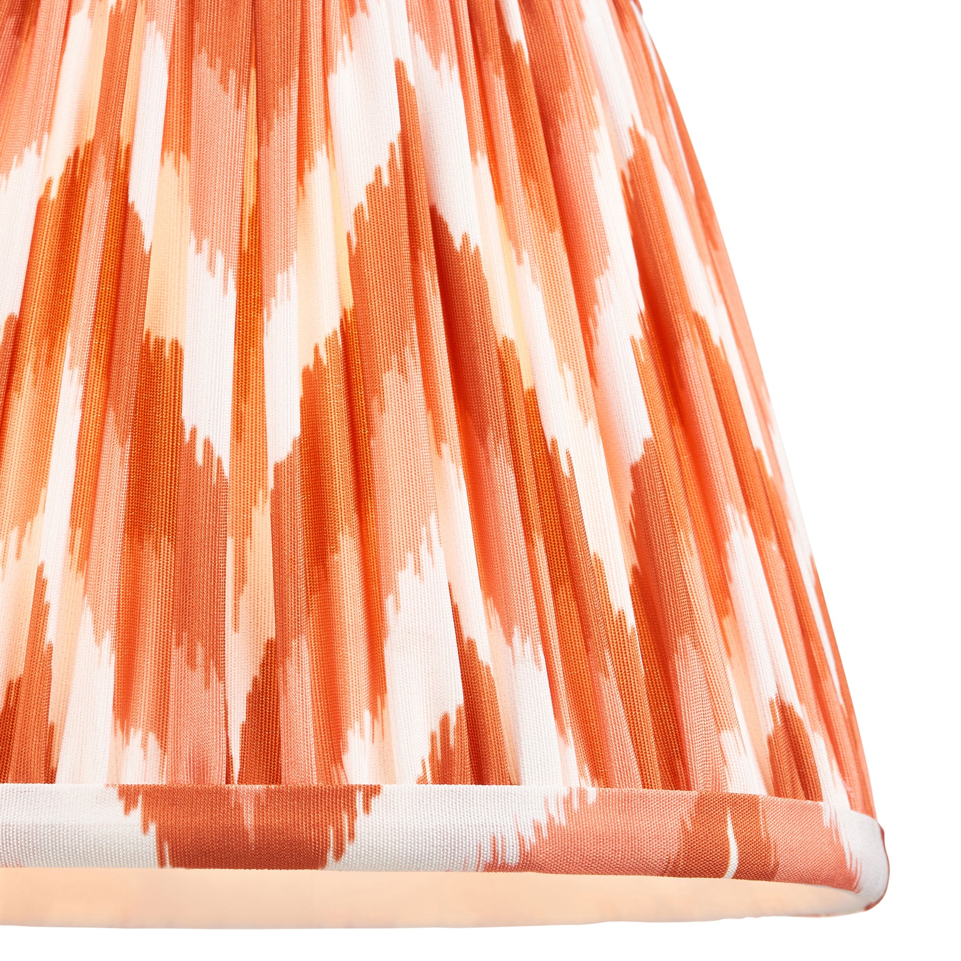Zigzag Shade Apricot Orange Fabric 145x118x200mm – Orange