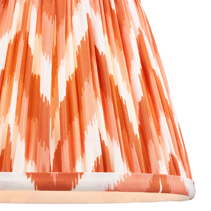 Zigzag Shade Apricot Orange Fabric 145x118x200mm – Orange