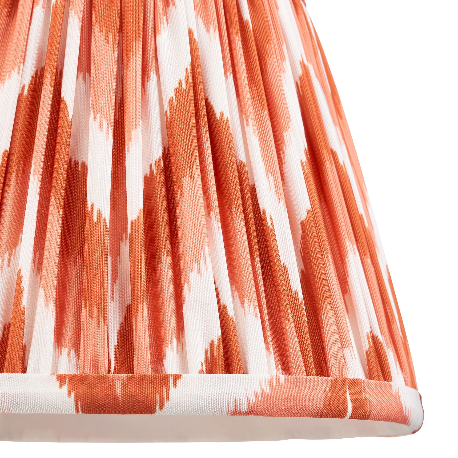 Zigzag Shade Apricot Orange Fabric 145x118x200mm – Orange