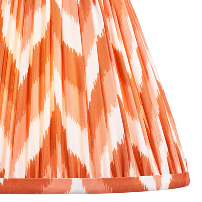 Zigzag Shade Apricot Orange Fabric 185x125x250mm – Orange