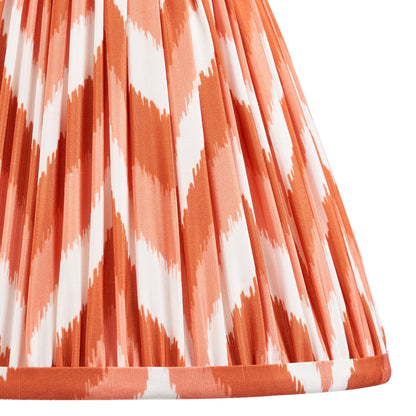 Zigzag Shade Apricot Orange Fabric 185x125x250mm – Orange