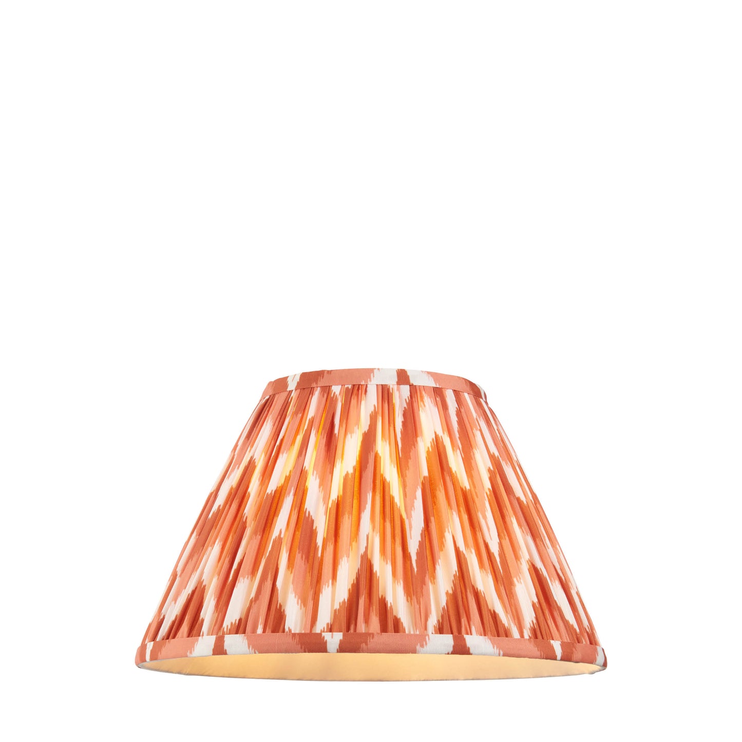 Zigzag Shade Apricot Orange Fabric 180x140x300mm – Orange