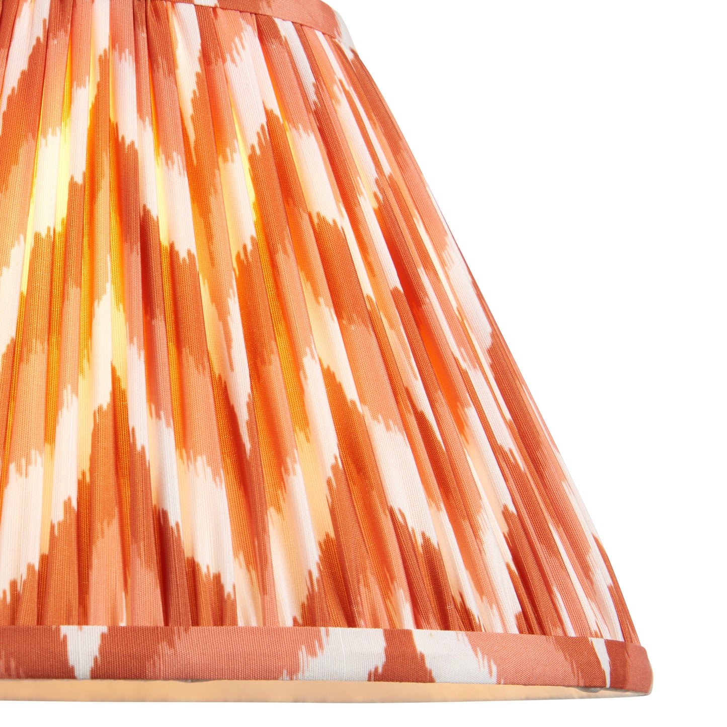 Zigzag Shade Apricot Orange Fabric 180x140x300mm – Orange
