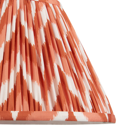 Zigzag Shade Apricot Orange Fabric 180x140x300mm – Orange