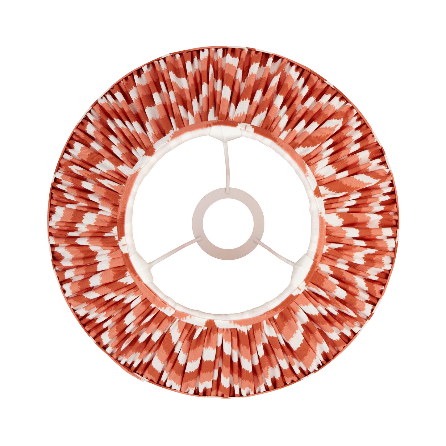 Zigzag Shade Apricot Orange Fabric 180x140x300mm – Orange