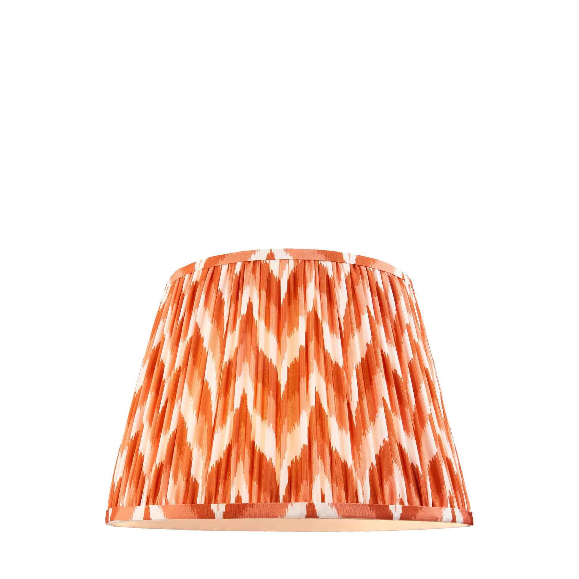 Zigzag Shade Apricot Orange Fabric 240x250x350mm – Orange