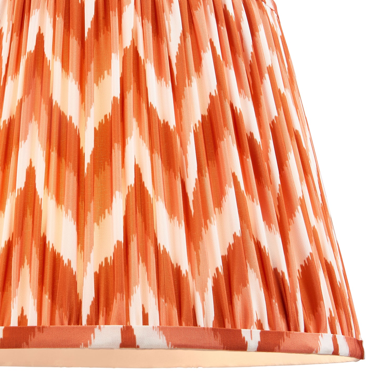 Zigzag Shade Apricot Orange Fabric 240x250x350mm – Orange