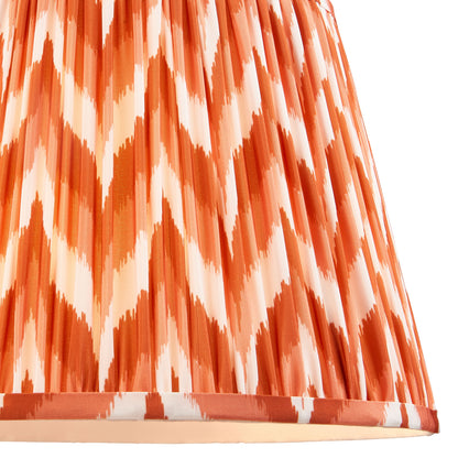 Zigzag Shade Apricot Orange Fabric 240x250x350mm – Orange