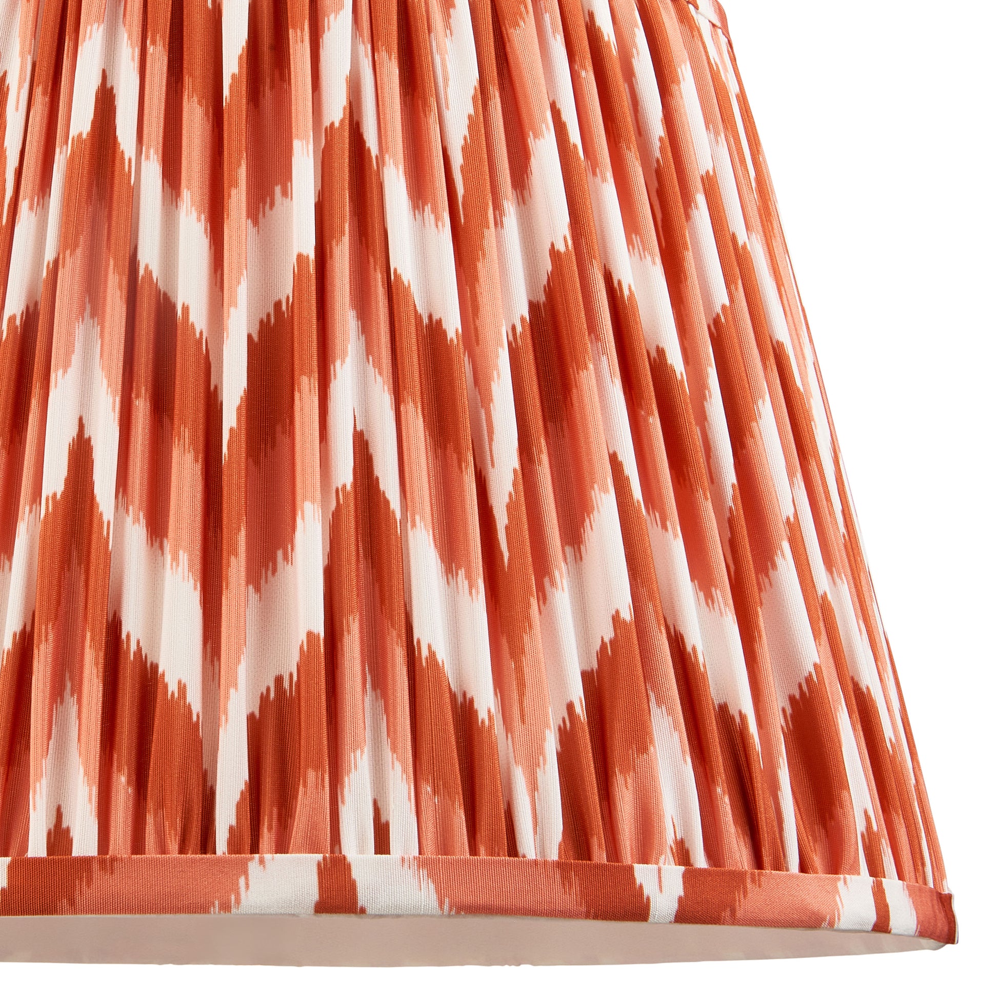 Zigzag Shade Apricot Orange Fabric 240x250x350mm – Orange