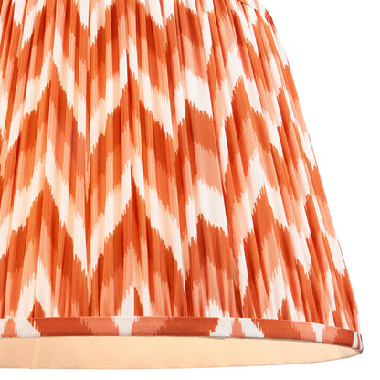 Zigzag Shade Apricot Orange Fabric 275x280x400mm – Orange