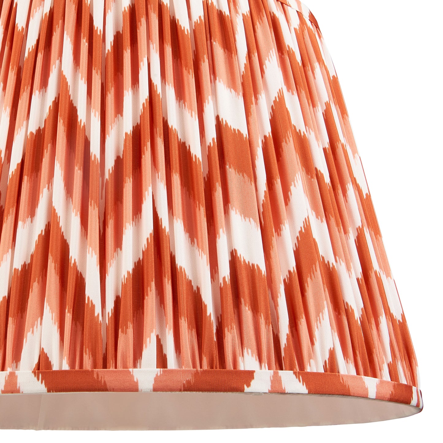 Zigzag Shade Apricot Orange Fabric 275x280x400mm – Orange