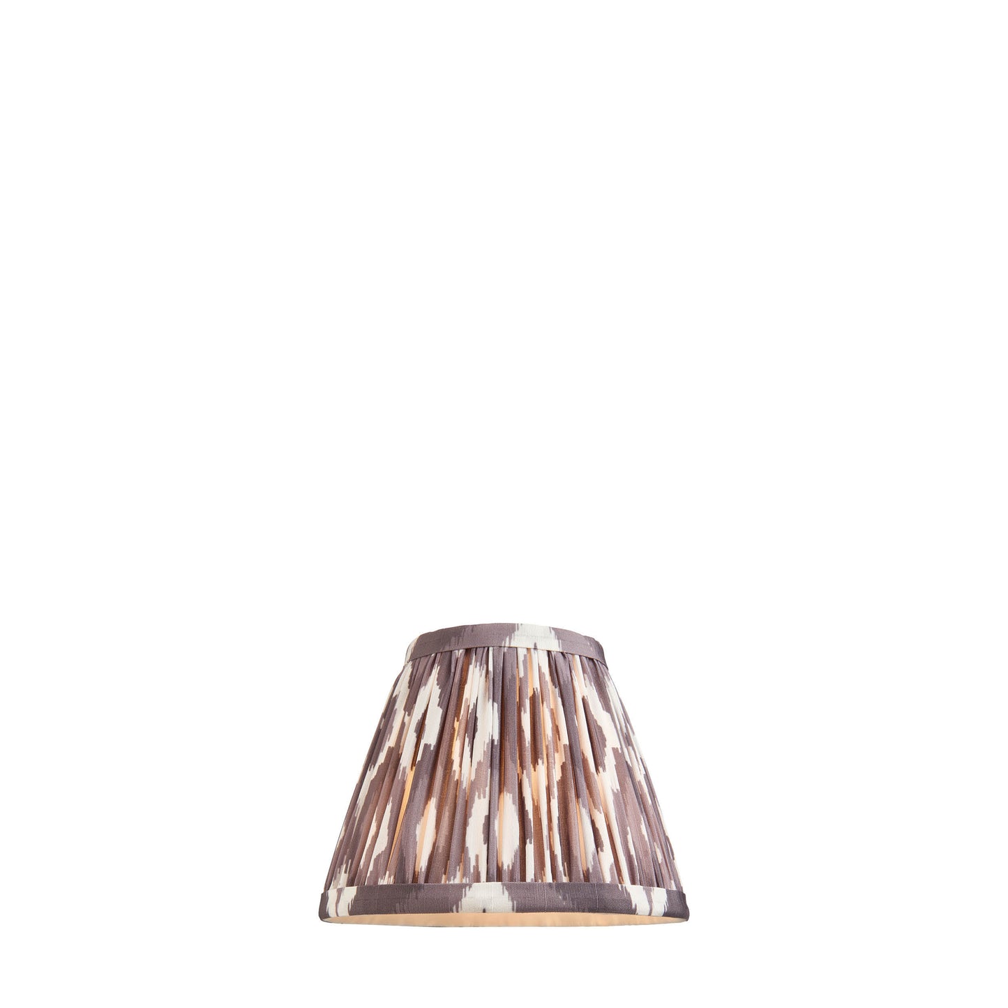 Ikat Shade Pearl Grey Fabric 122x85x160mm – Grey