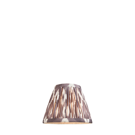 Ikat Shade Pearl Grey Fabric 122x85x160mm – Grey