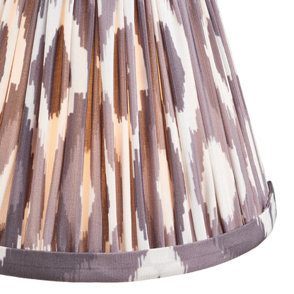 Ikat Shade Pearl Grey Fabric 122x85x160mm – Grey