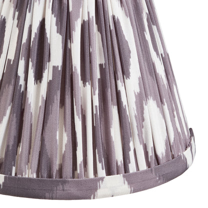 Ikat Shade Pearl Grey Fabric 122x85x160mm – Grey