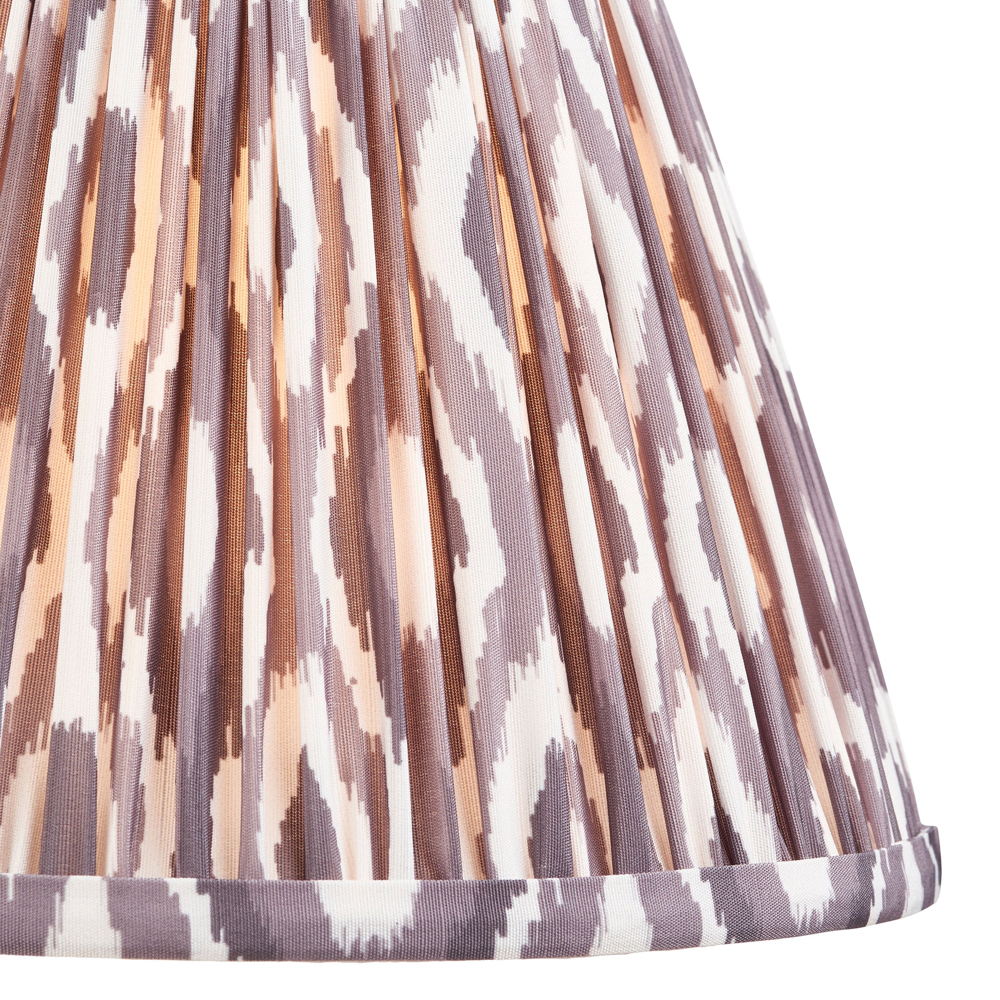 Ikat Shade Pearl Grey Fabric 185x125x250mm – Grey
