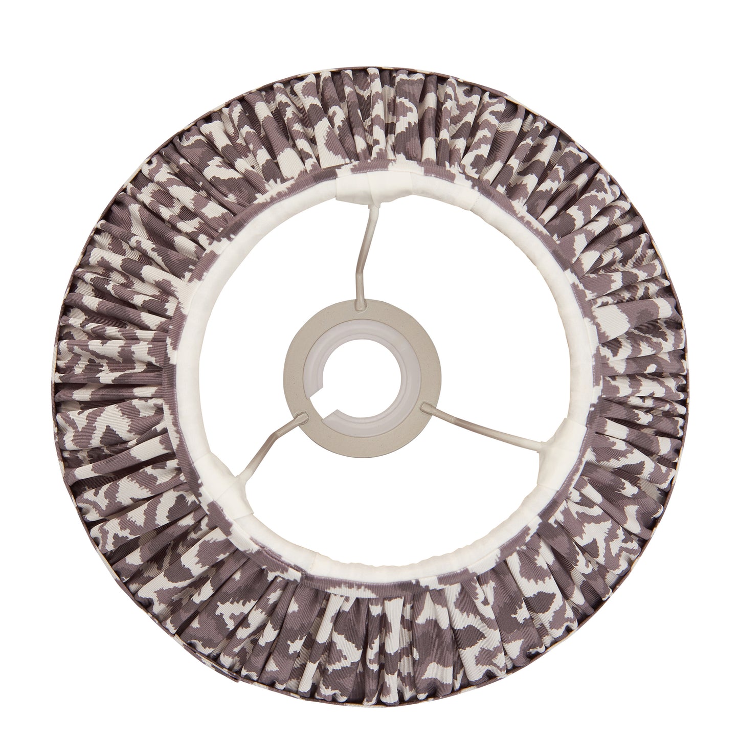 Ikat Shade Pearl Grey Fabric 185x125x250mm – Grey