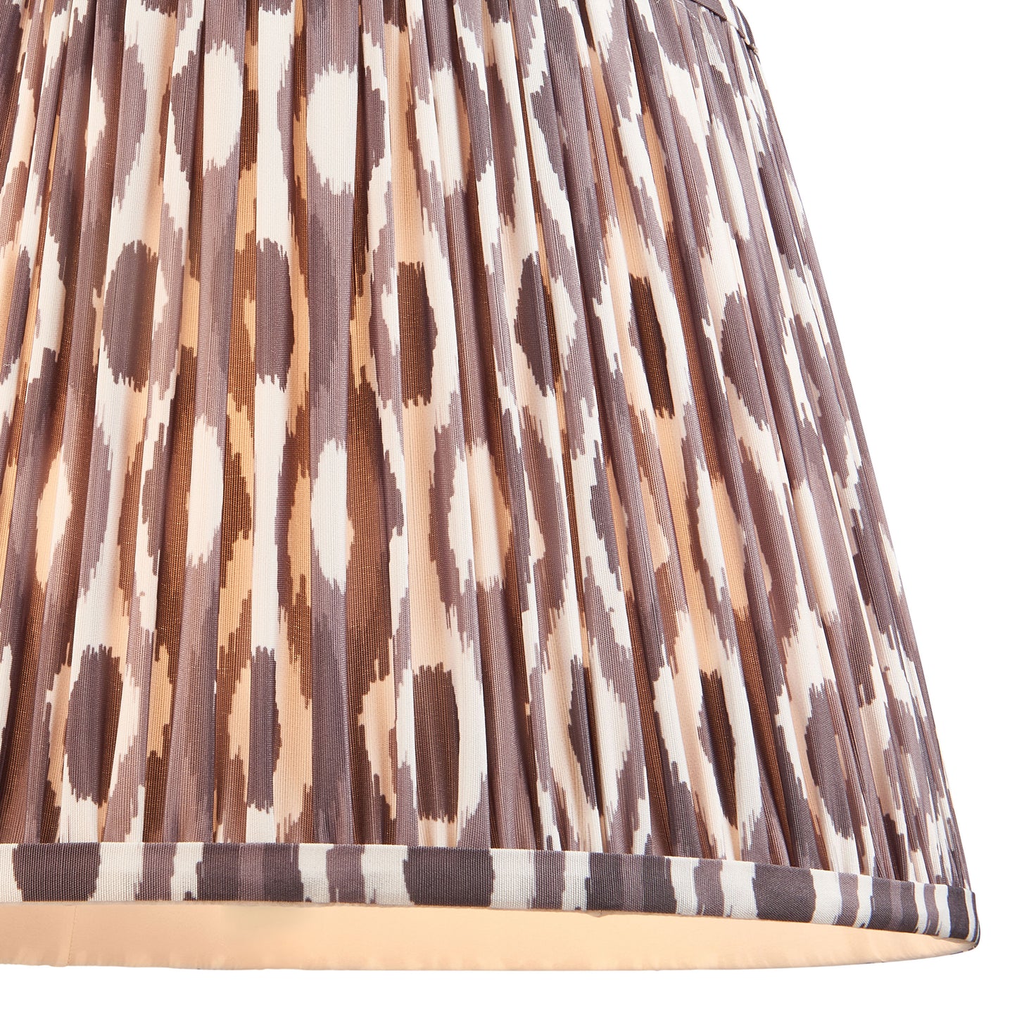 Ikat Shade Pearl Grey Fabric 240x250x350mm – Grey