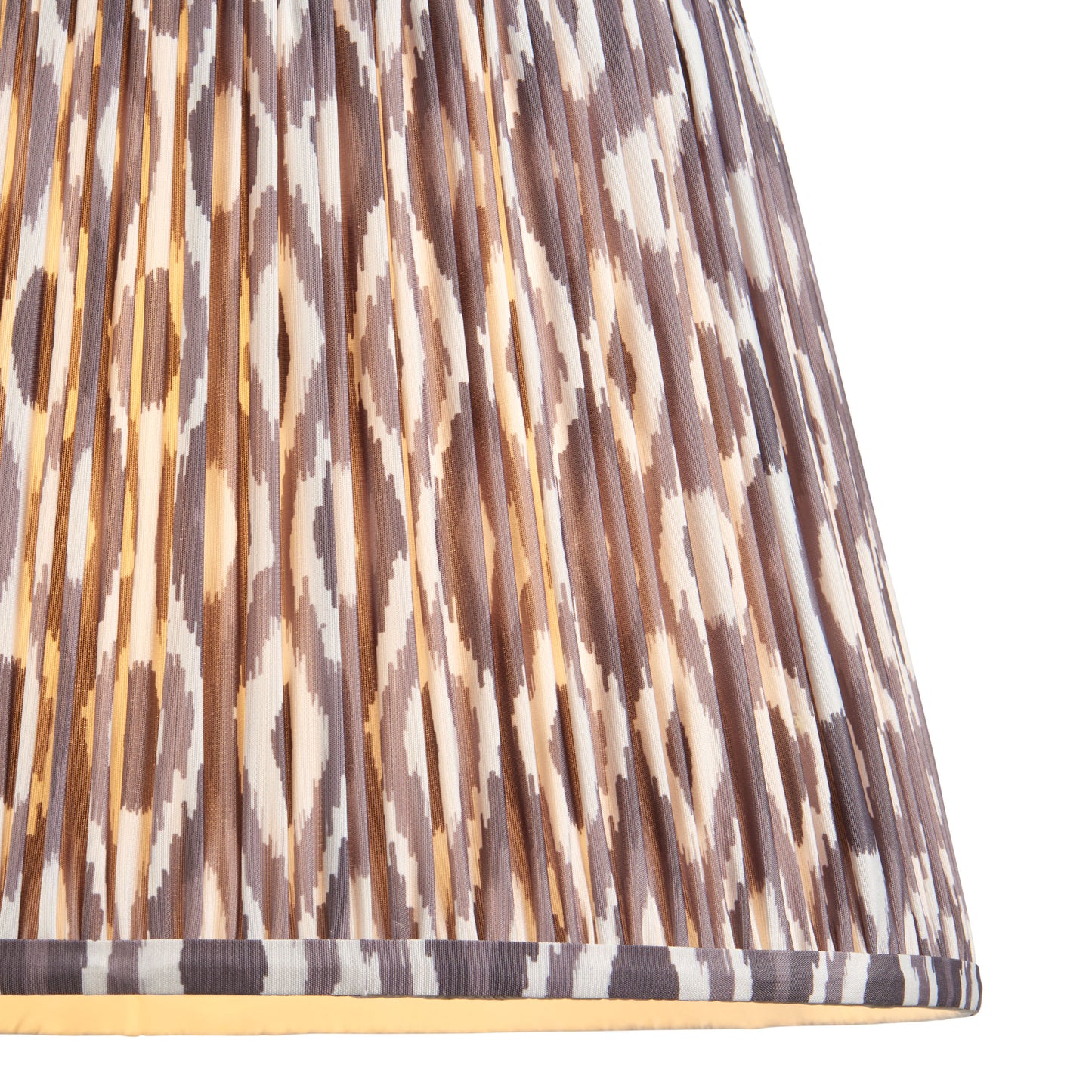 Ikat Shade Pearl Grey Fabric 275x280x400mm – Grey