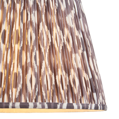 Ikat Shade Pearl Grey Fabric 275x280x400mm – Grey