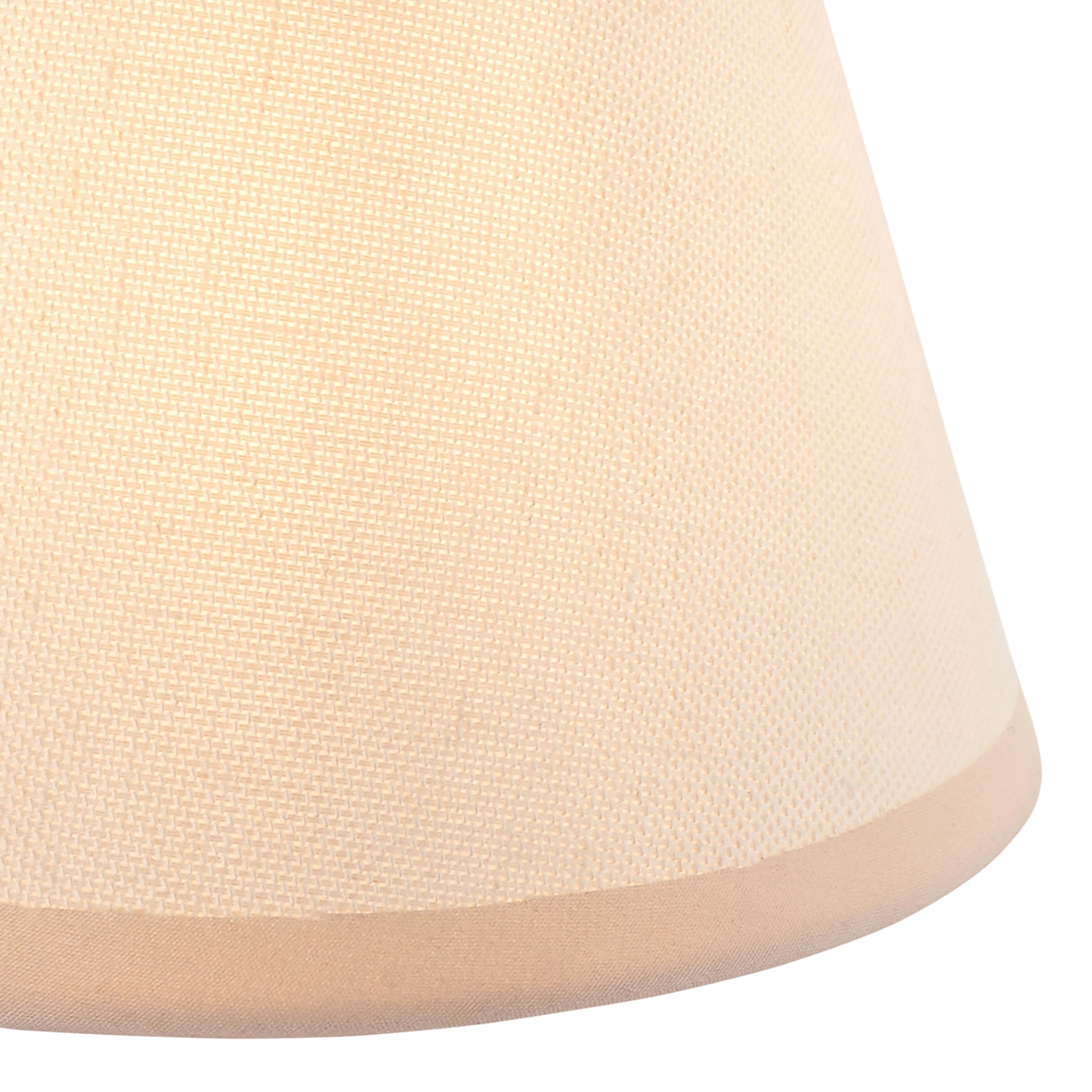Ivy Shade Almond White Fabric 122x85x160mm – White