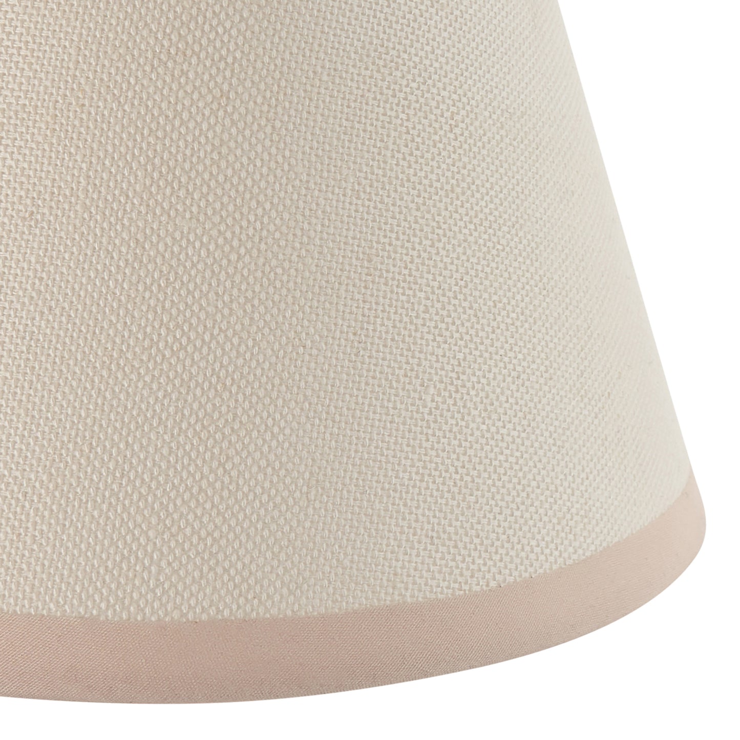 Ivy Shade Almond White Fabric 122x85x160mm – White