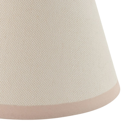 Ivy Shade Almond White Fabric 122x85x160mm – White