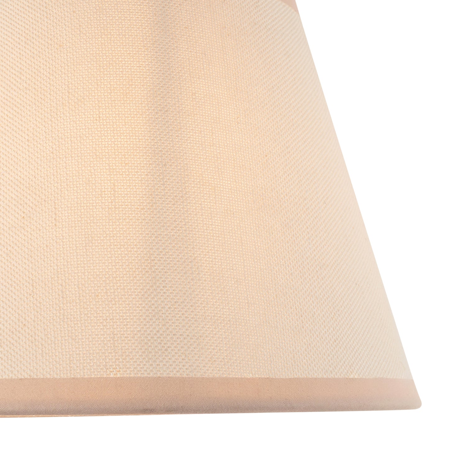 Ivy Shade Almond White Fabric 145x118x200mm – White