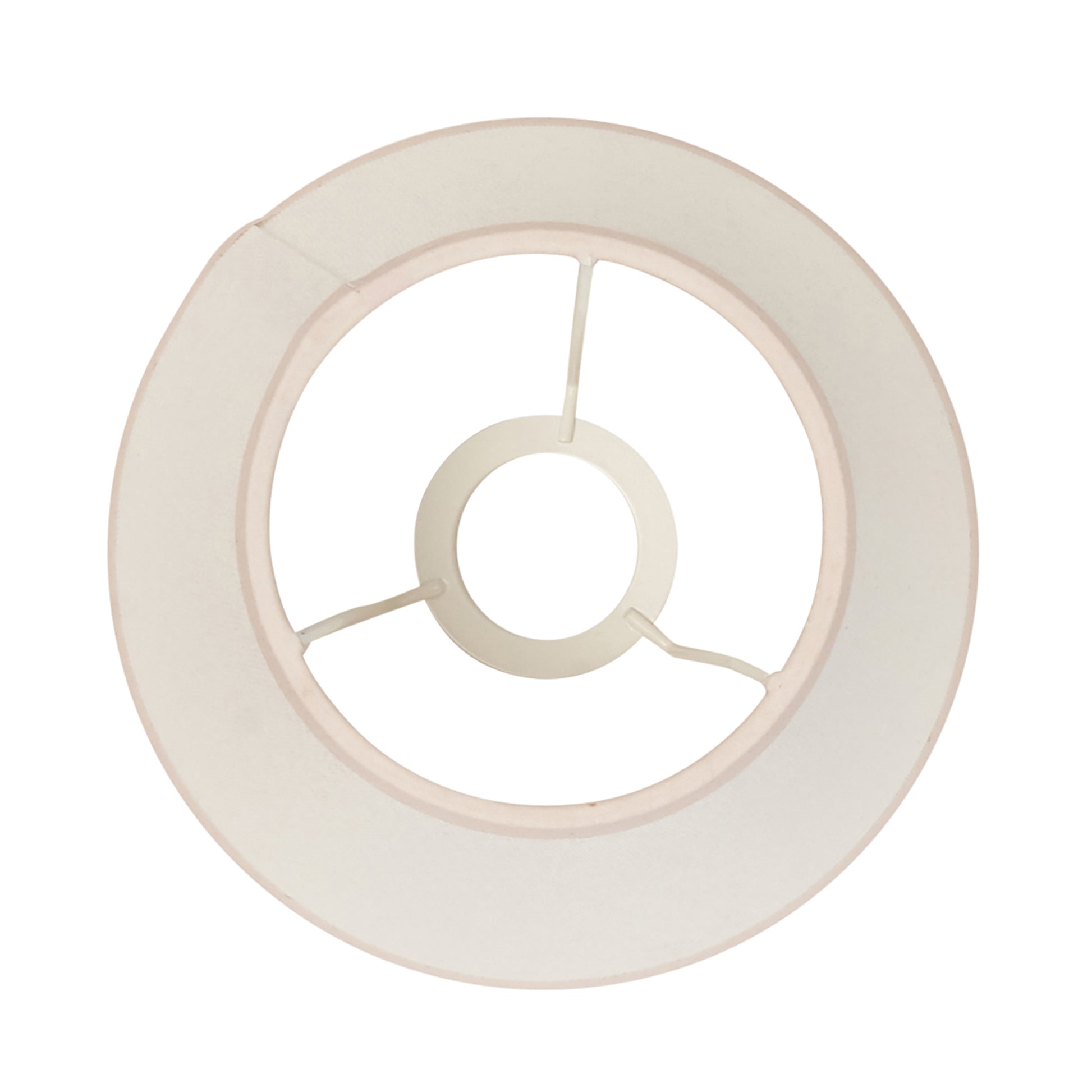 Ivy Shade Almond White Fabric 145x118x200mm – White