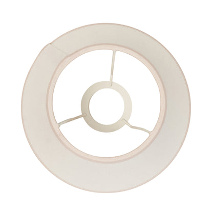 Ivy Shade Almond White Fabric 145x118x200mm – White