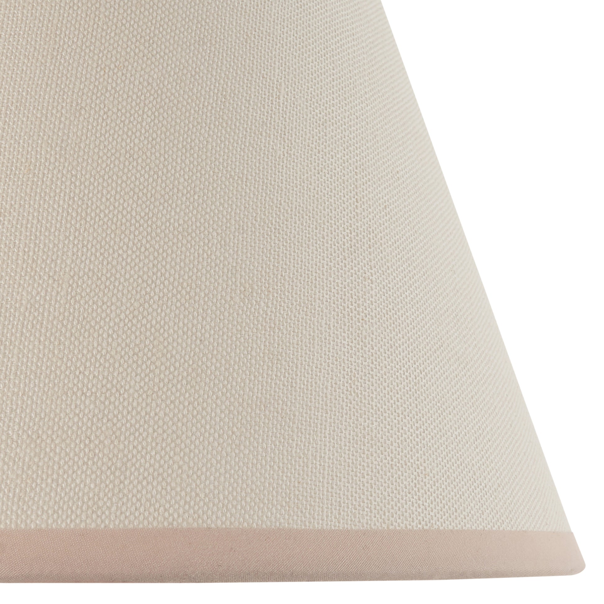 Ivy Shade Almond White Fabric 185x125x250mm – White