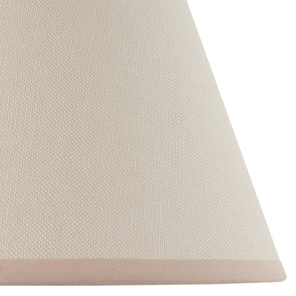 Ivy Shade Almond White Fabric 185x125x250mm – White