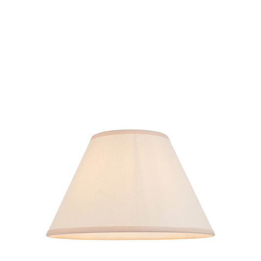 Ivy Shade Almond White Fabric 180x140x300mm – White
