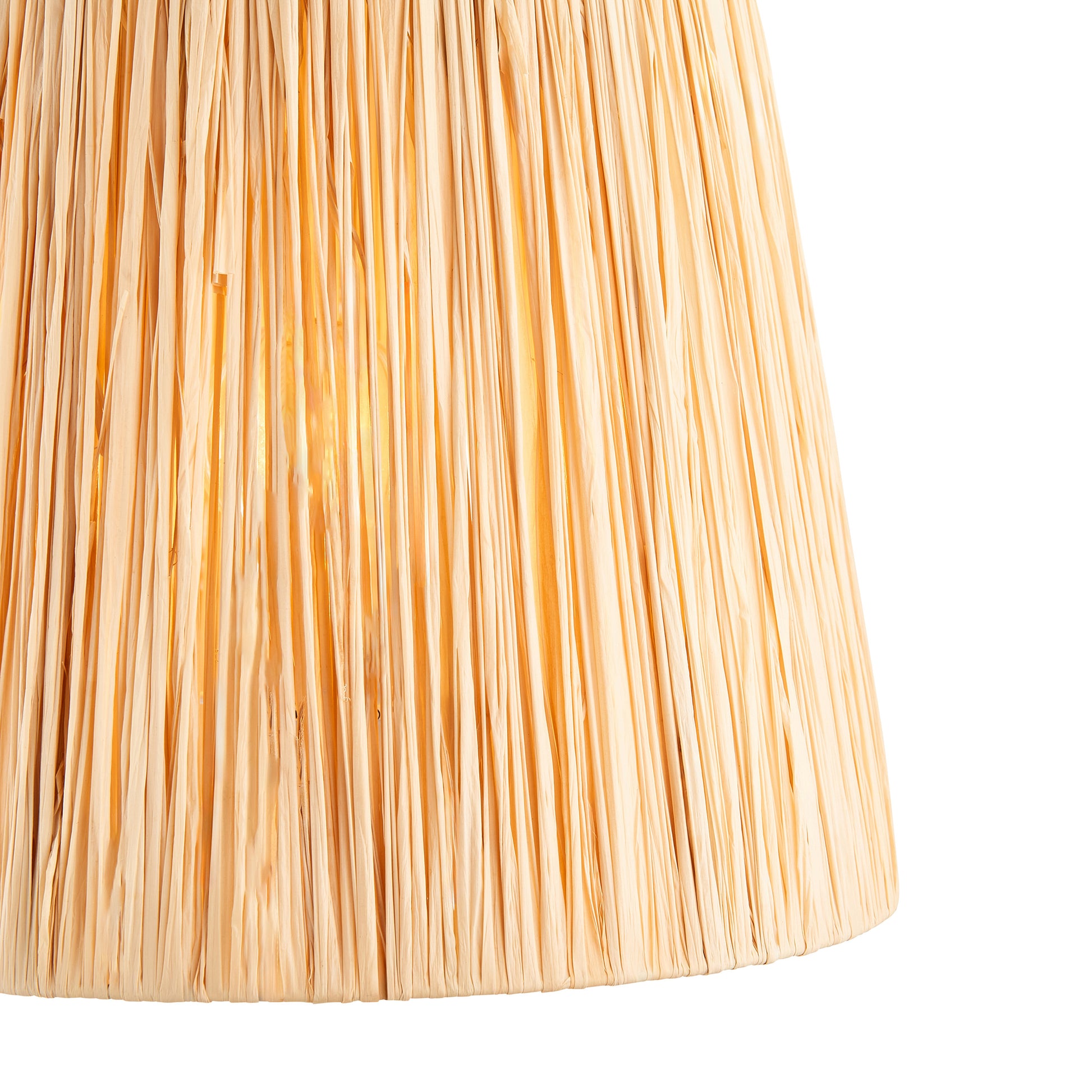 Raffia Tapered Shade Natural 200x165x300mm – Natural