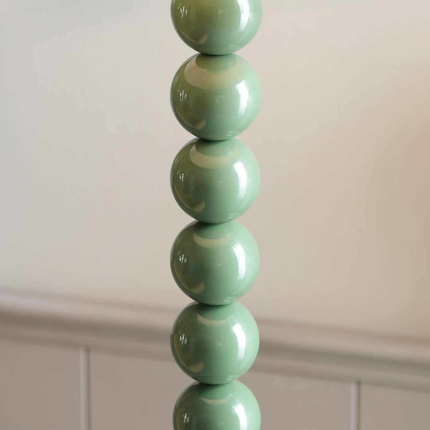 Higgledy Floor Lamp Base Gloss Cotswold Green – Green