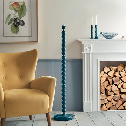 Higgledy Floor Lamp Base Gloss Marlin Blue Paint – Blue